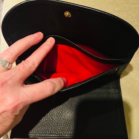 Dooney & Bourke Black Leather Wallet/Checkbook - Picture 5 of 5